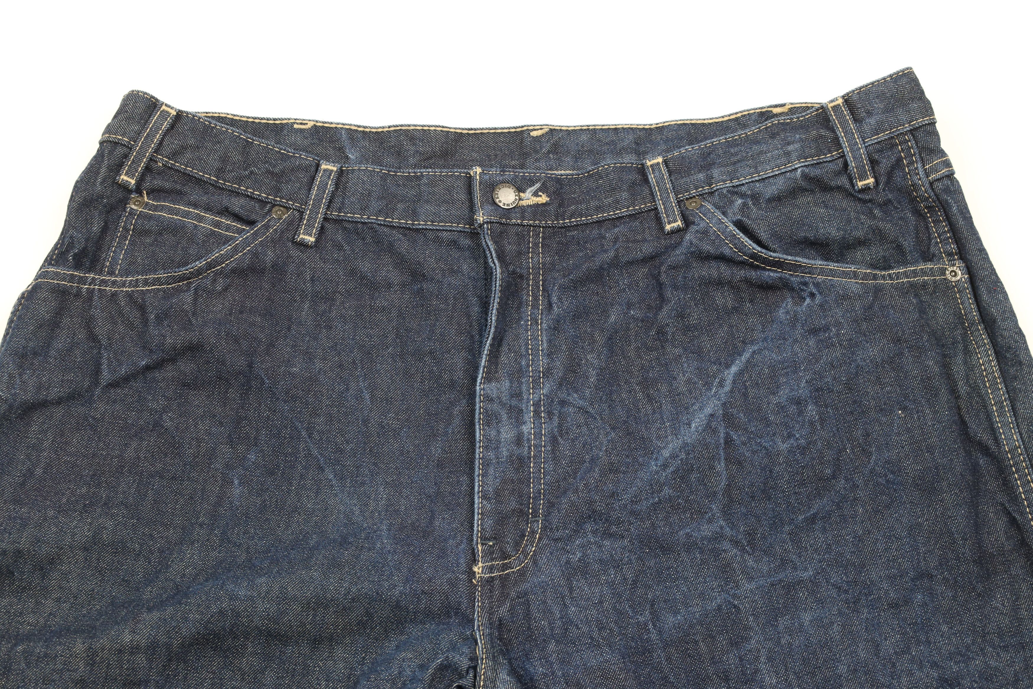 Dickies × Vintage Vintage Dickies Out Carpenter Denim Jean Shorts Jorts Indigo Size US 40 / EU 56 - 2 Thumbnail
