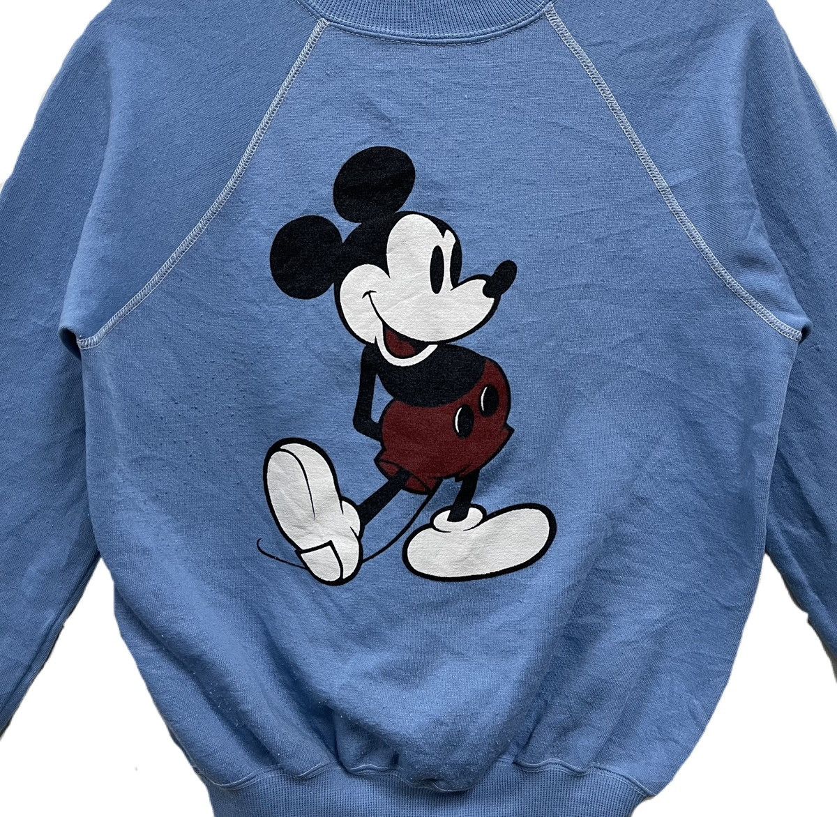 Disney Vintage 80s Mickey Mouse Sweatshirt Pullover Size US M / EU 48-50 / 2 - 2 Thumbnail