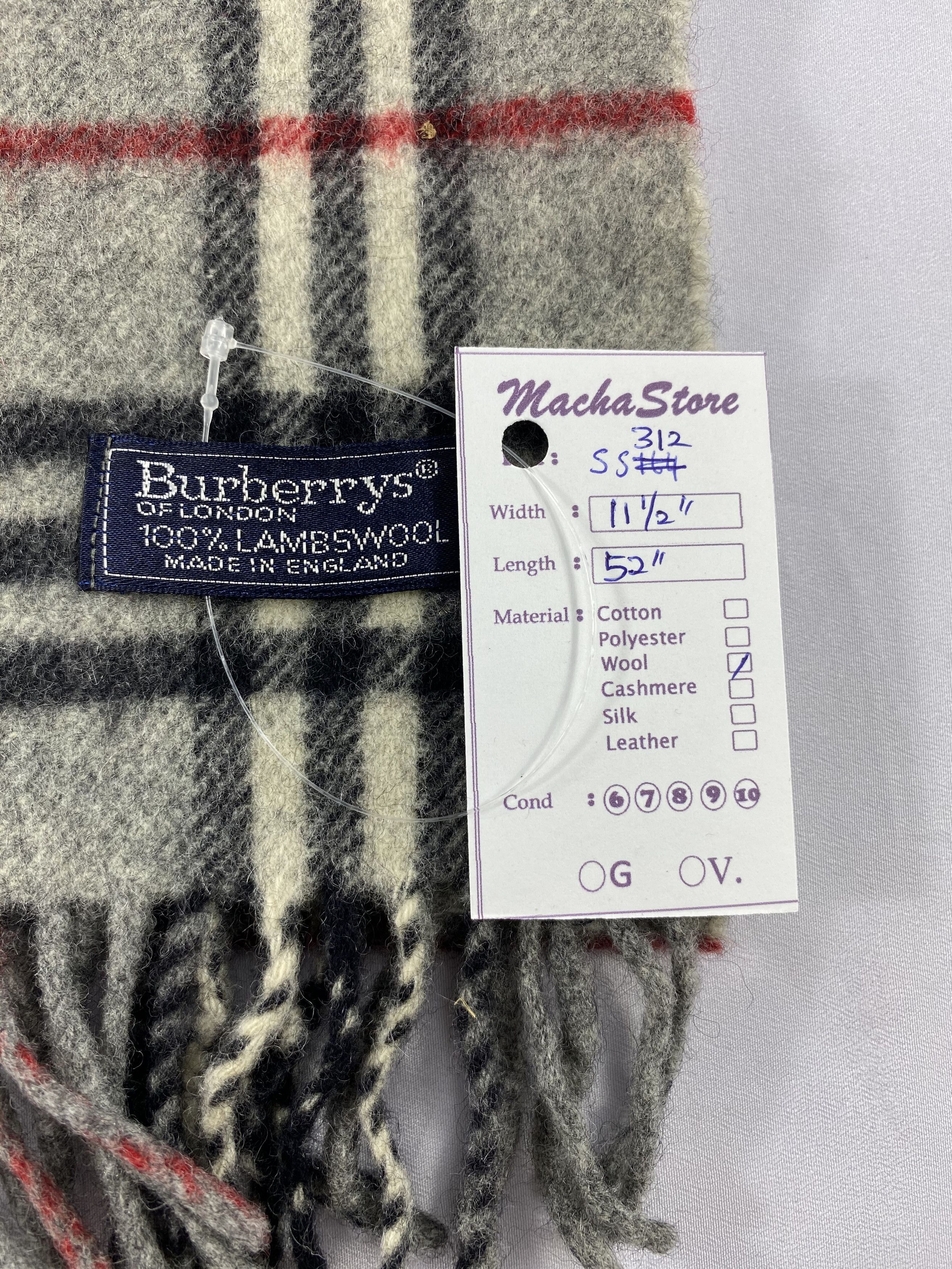 Burberry Burberry Lambswool Scarf / Muffler / Neckwear Size ONE SIZE - 5 Thumbnail