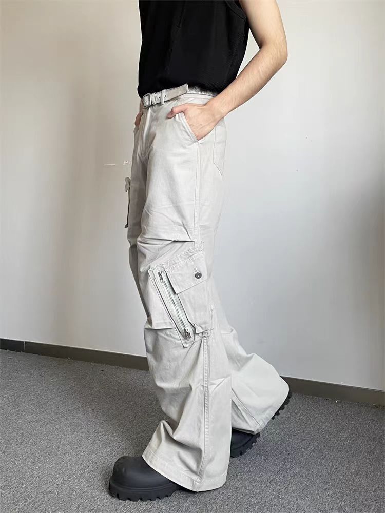 Japanese Brand × Vintage Casual Large Pocket Paratrooper Work Trousers Size US 32 / EU 48 - 3 Thumbnail
