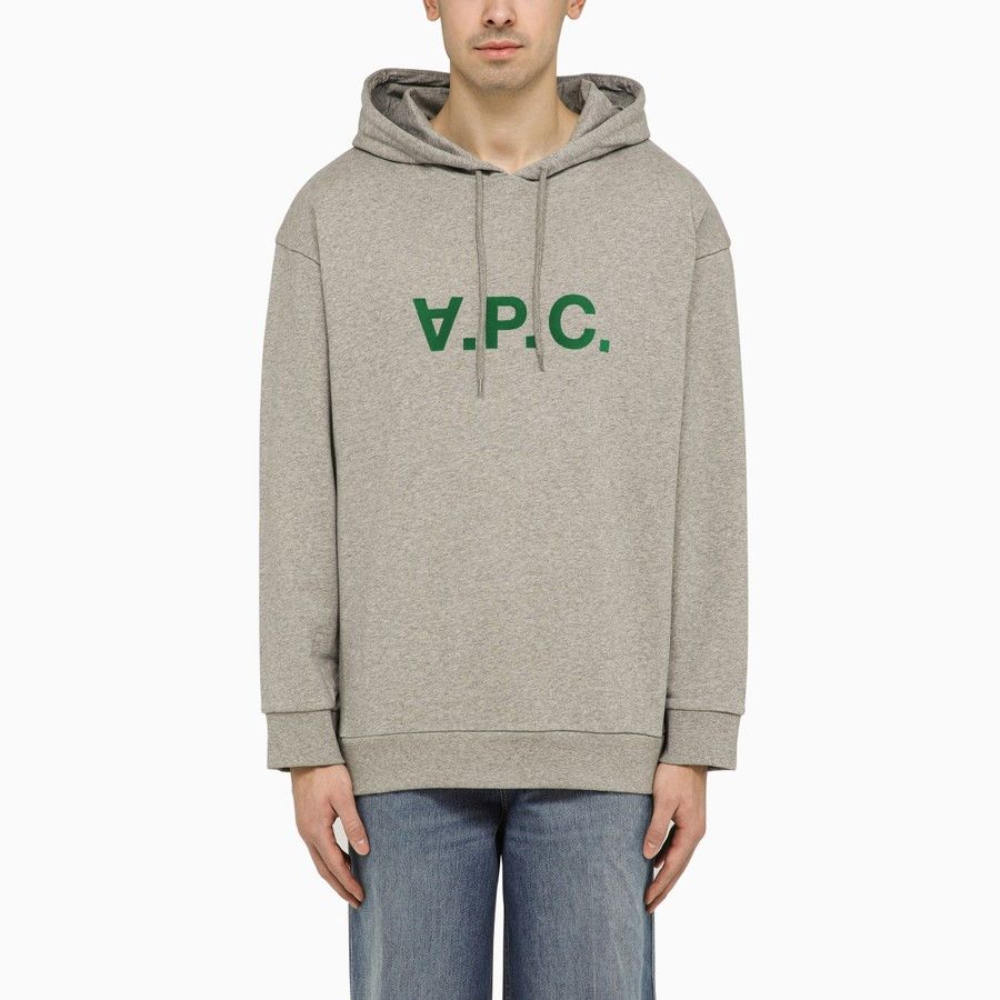 image of A P C O1D2Blof0124 Hoodie In Grey, Men's (Size Small)