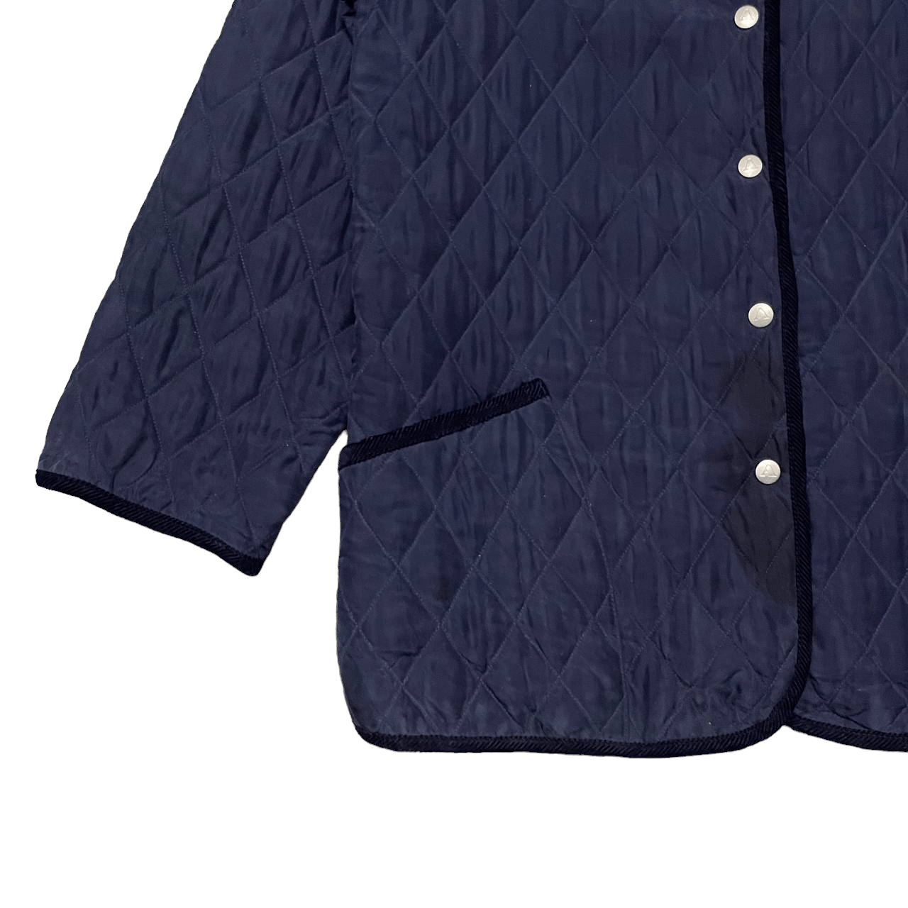 Aquascutum Vintage Aquascutum London Quilted Silk Jacket Corduroy Size US M / EU 48-50 / 2 - 4 Thumbnail