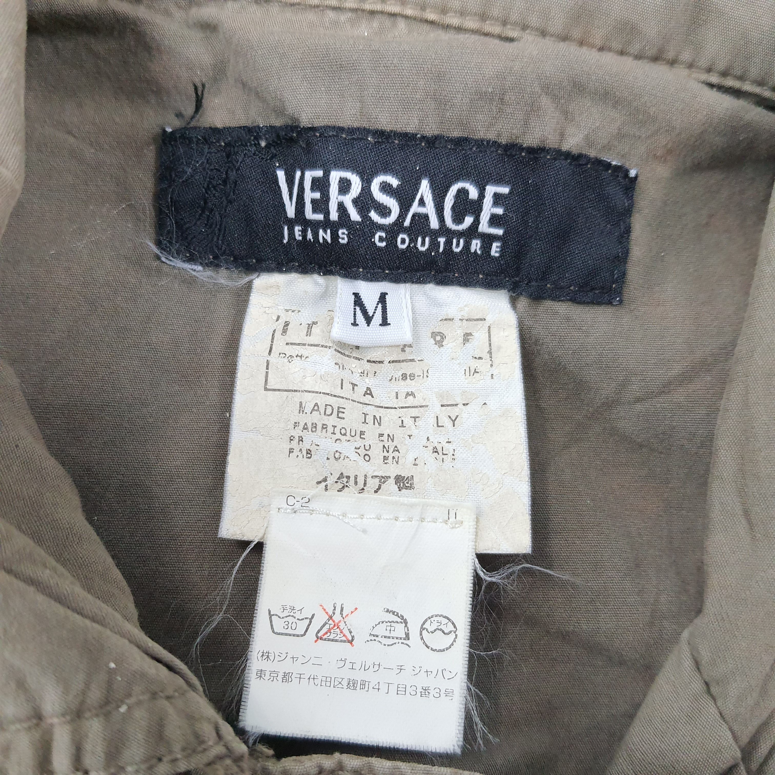 Versace Jeans Couture × Vintage Vintage Versace Jeans Couture Jacket C221N2 Size XS / US 0-2 / IT 36-38 - 4 Thumbnail