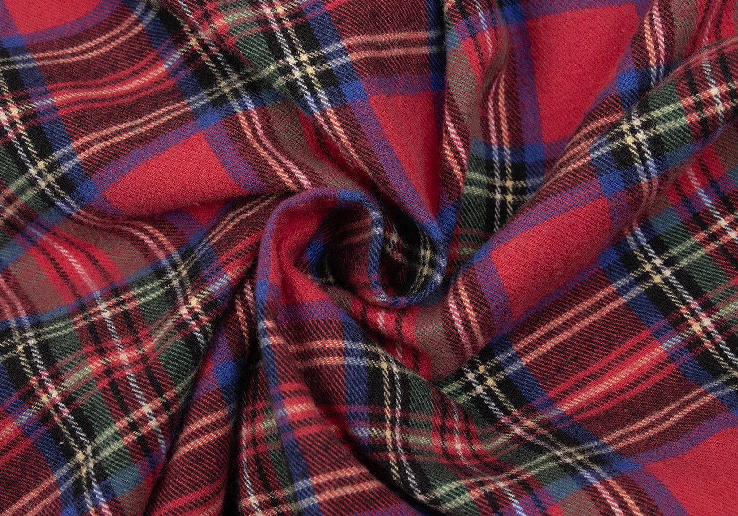 Engineered Garments Tartan Check Flannel Shirt in Red and Blue, Size L Size US L / EU 52-54 / 3 - 12 Thumbnail