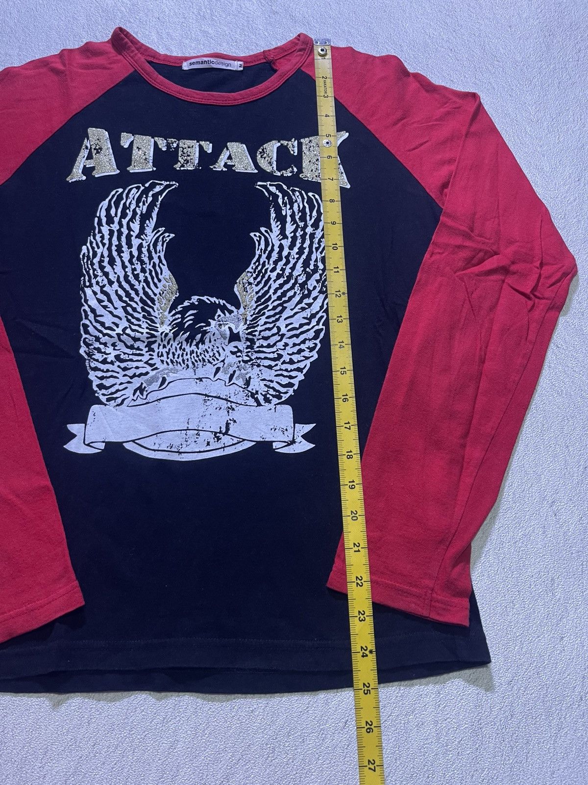 Japanese Brand Y2K SEMANTIC DESIGN long sleeve tshirt Size US M / EU 48-50 / 2 - 7 Thumbnail
