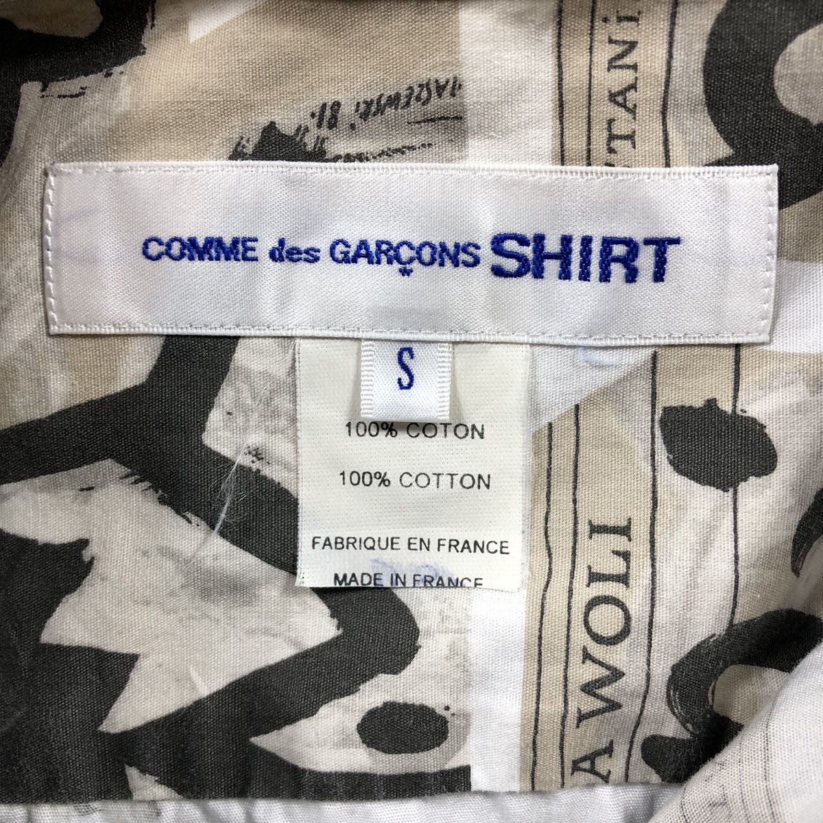 Comme des Garcons SHIRT Comme Des Garcons Camouflage FW 2015 L/S Shirt Size US S / EU 44-46 / 1 - 5 Thumbnail
