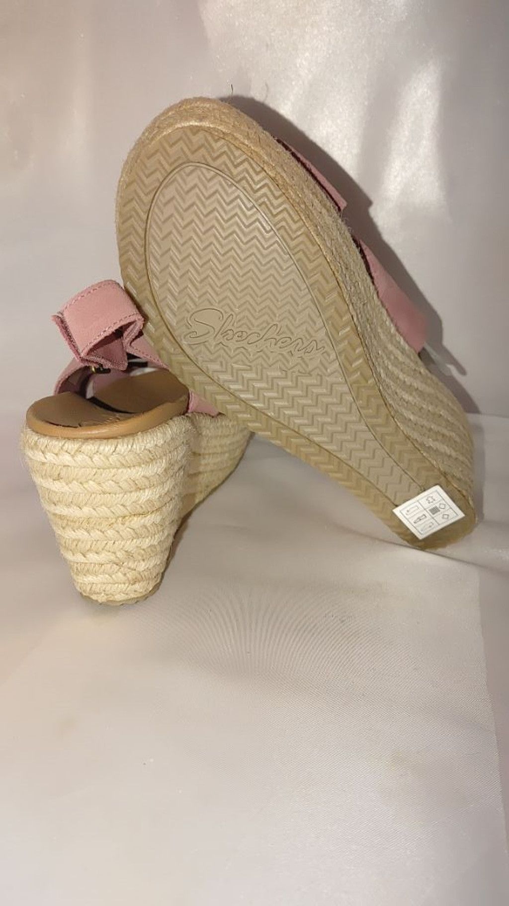 SKECHERS SKECHERS Brit Trippin Bow Espadrilles Size 8M Size US 8 / IT 38 - 8 Thumbnail