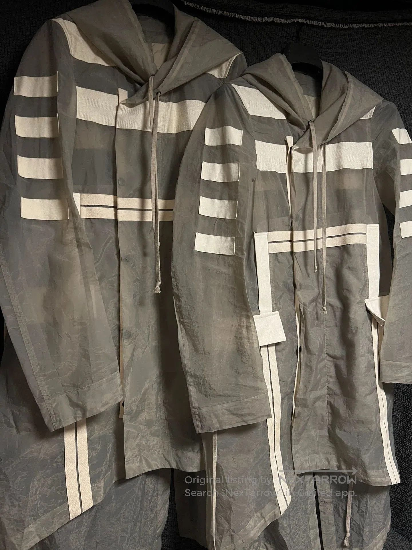 Rick Owens rick owens sheer tail coat with straps. Size US L / EU 52-54 / 3 - 9 Thumbnail