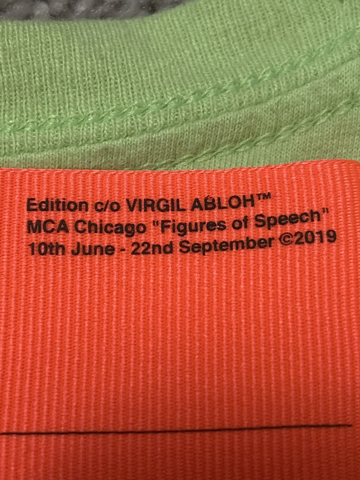 Off-White Off-White Virgil Abloh MCA Chicago “Figures of Speech” Tee Size US S / EU 44-46 / 1 - 6 Thumbnail