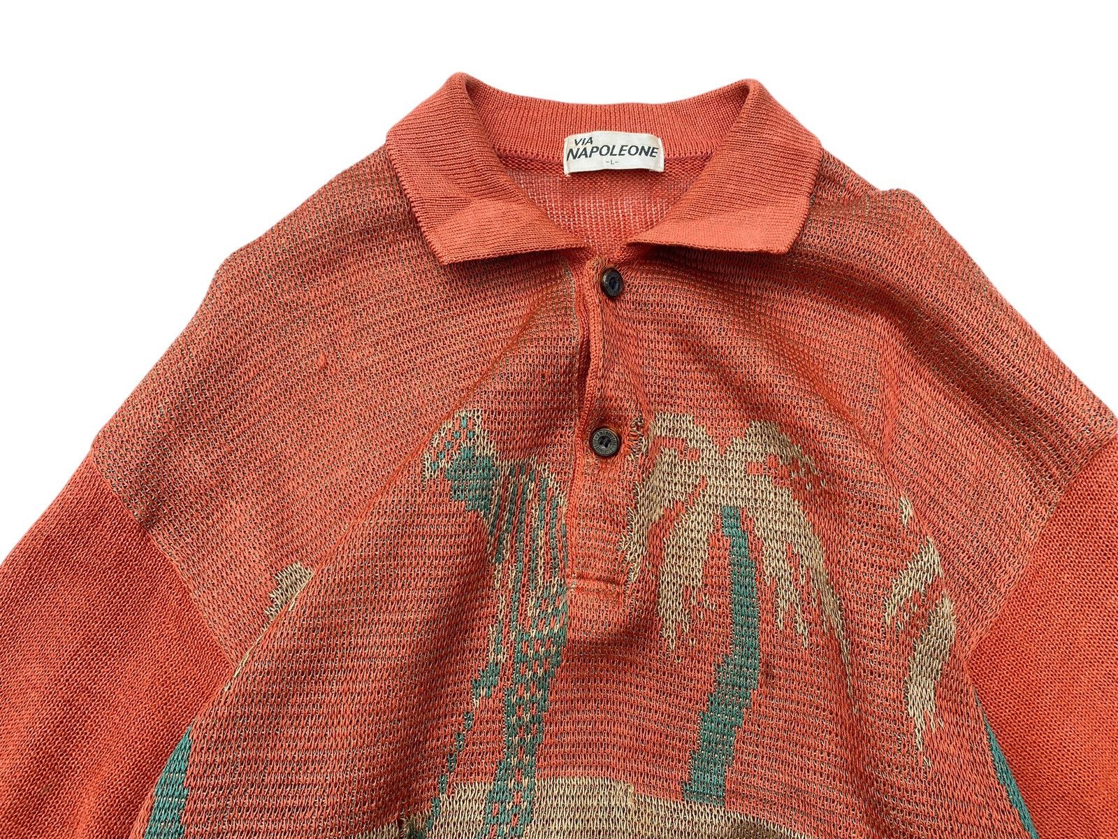 Japanese Brand × Vintage Vtg Via Napoleone Knit Sweater Size US L / EU 52-54 / 3 - 6 Thumbnail