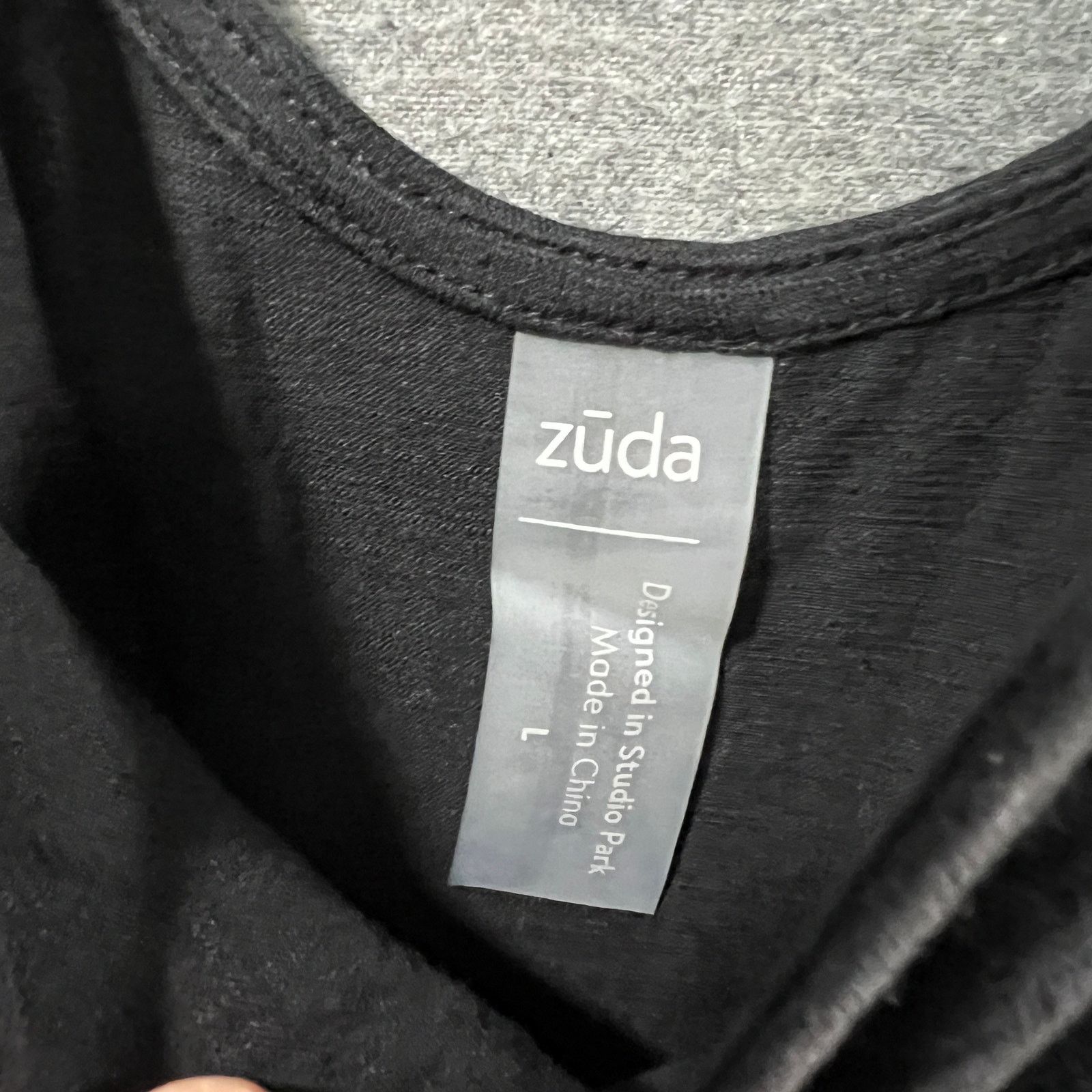 Other zuda Z-Air Slub Jersey Crosstadi Midi Dress Black Large Size L / US 10 / IT 46 - 11 Thumbnail