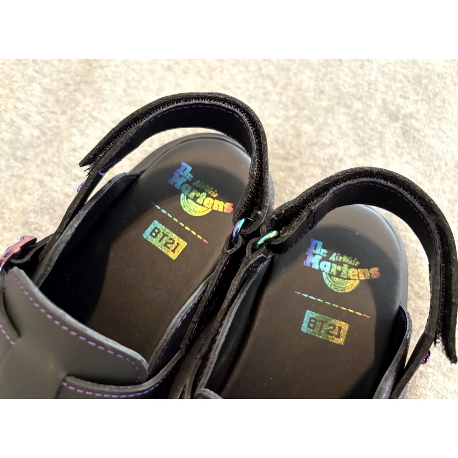 Dr. Martens Dr Doc Martens Jorge II BT21 BTS Black Boots Mens Size 10 Womens Size 11 Boots Size US 10 / EU 43 - 6 Thumbnail
