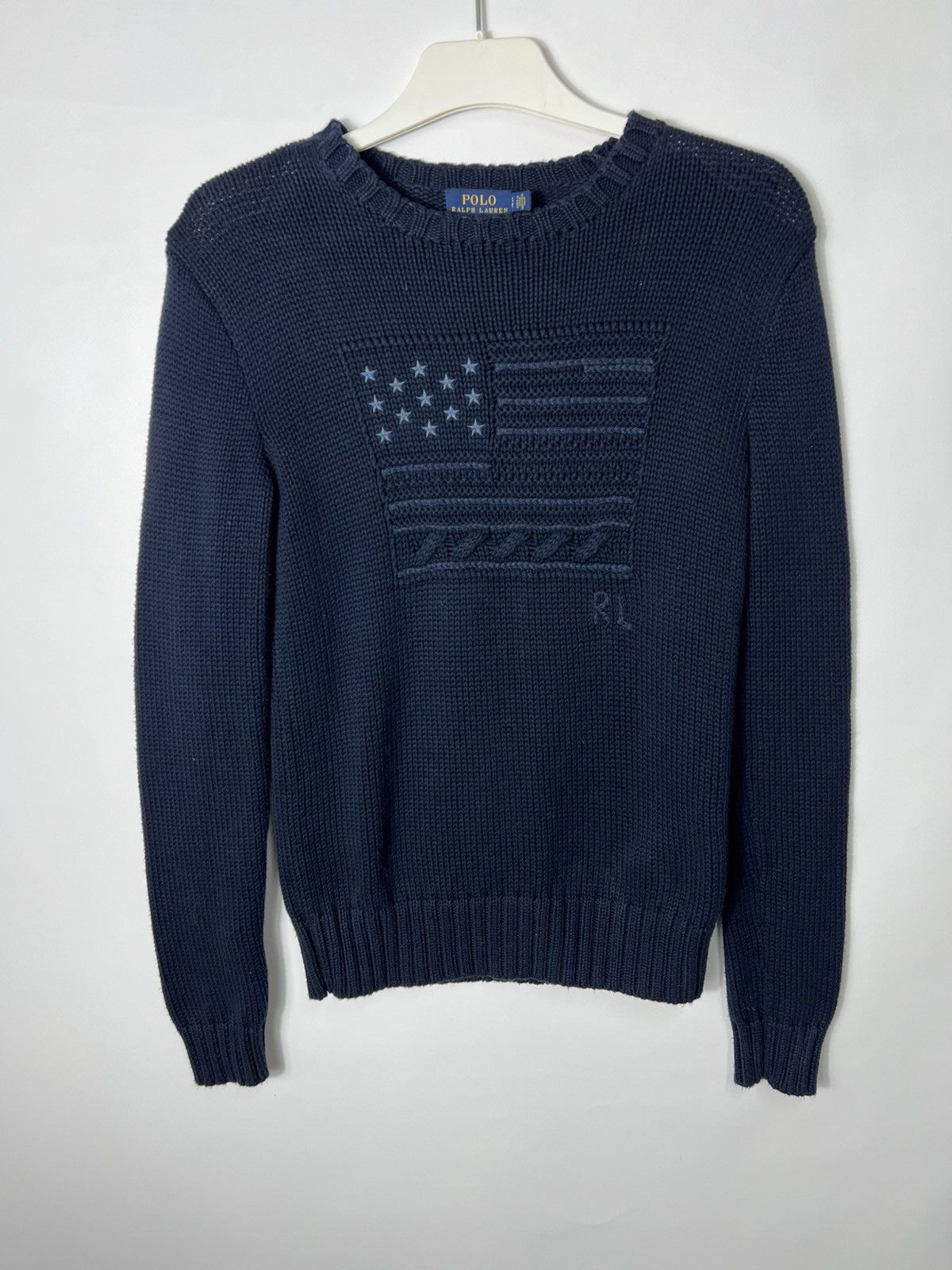 Polo Ralph Lauren Vintage streetwear Polo Ralph Lauren American Flag Sweater Size S / US 4 / IT 40 - 1 Thumbnail