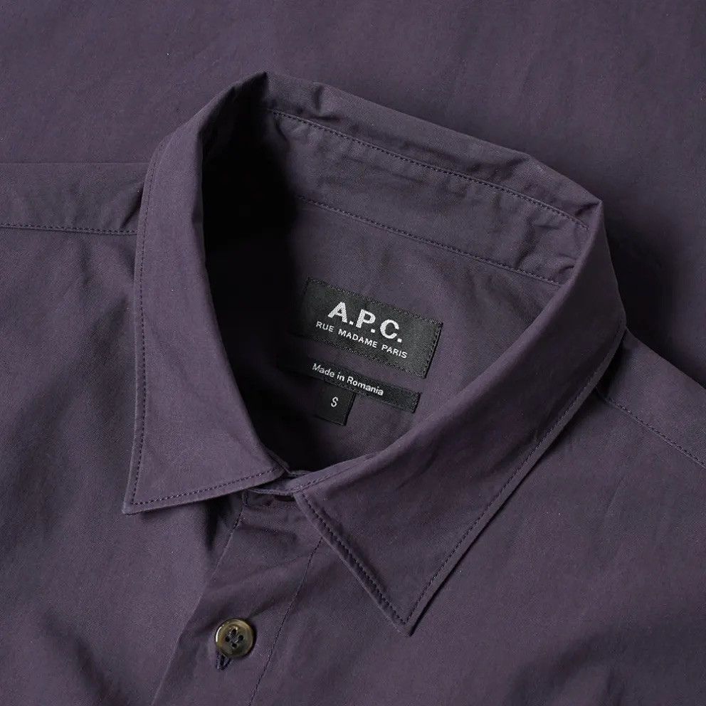 A.P.C. APC Chemise Andreas Shirt in Dark Navy Size US M / EU 48-50 / 2 - 3 Thumbnail