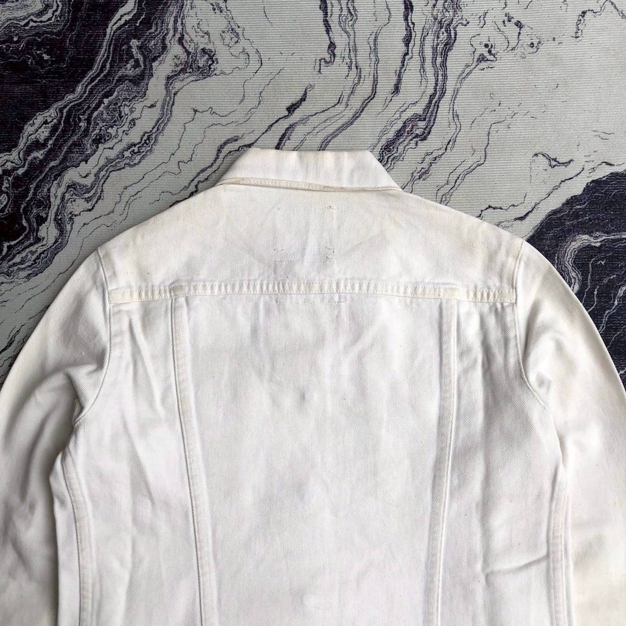 Helmut Lang Vintage Helmut Lang 1998 Denim Over sleeve Jacket Size S / US 4 / IT 40 - 5 Thumbnail
