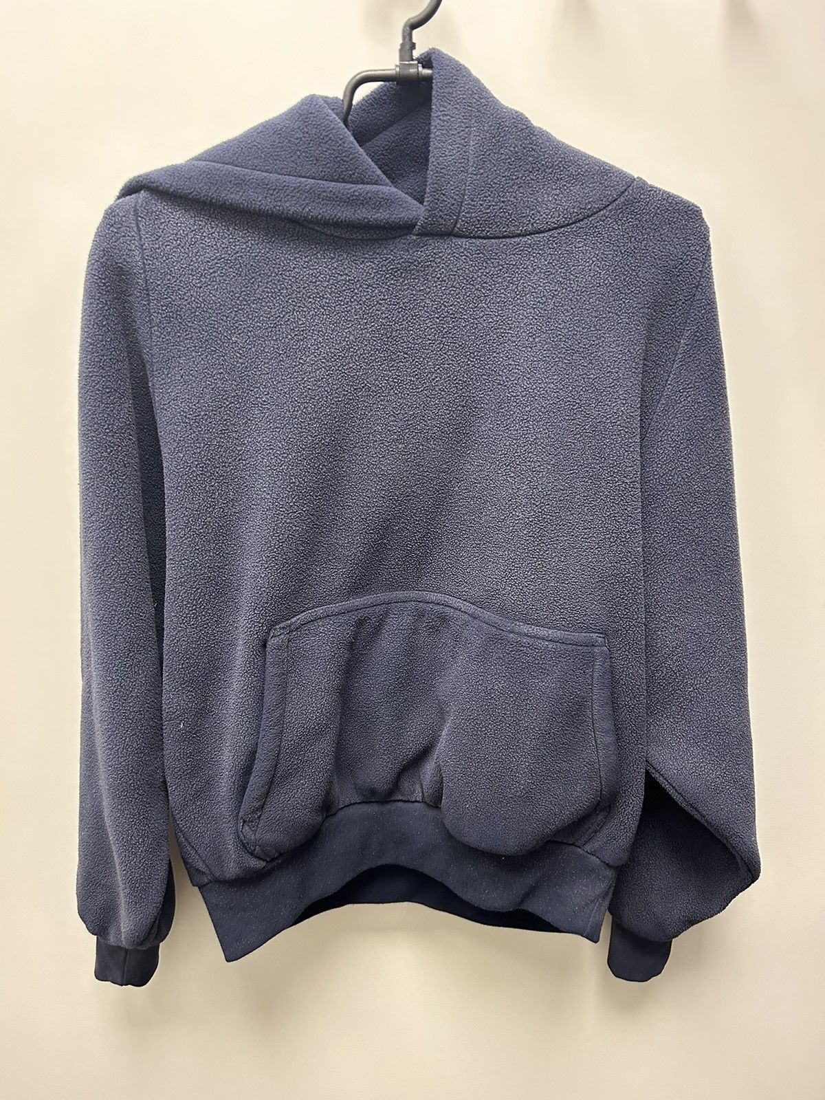 Image of Yeezy Gap Fleece Hoodie in Navy, Men's (Size XS)