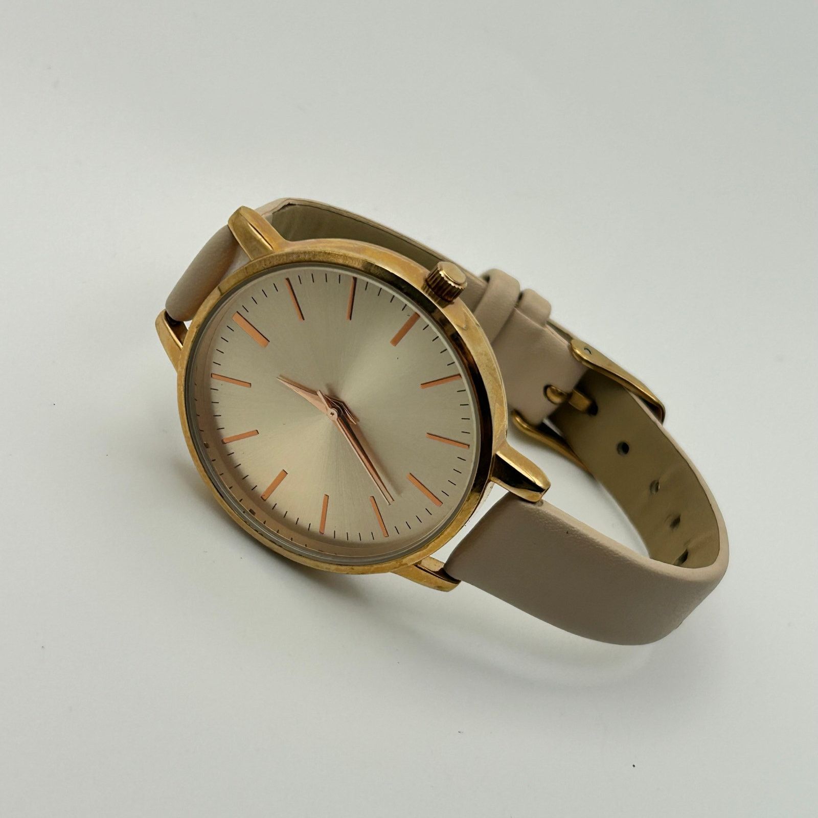 H&M H&M Women’s Rose Gold Minimalist Watch Working New Battery Size ONE SIZE - 4 Thumbnail