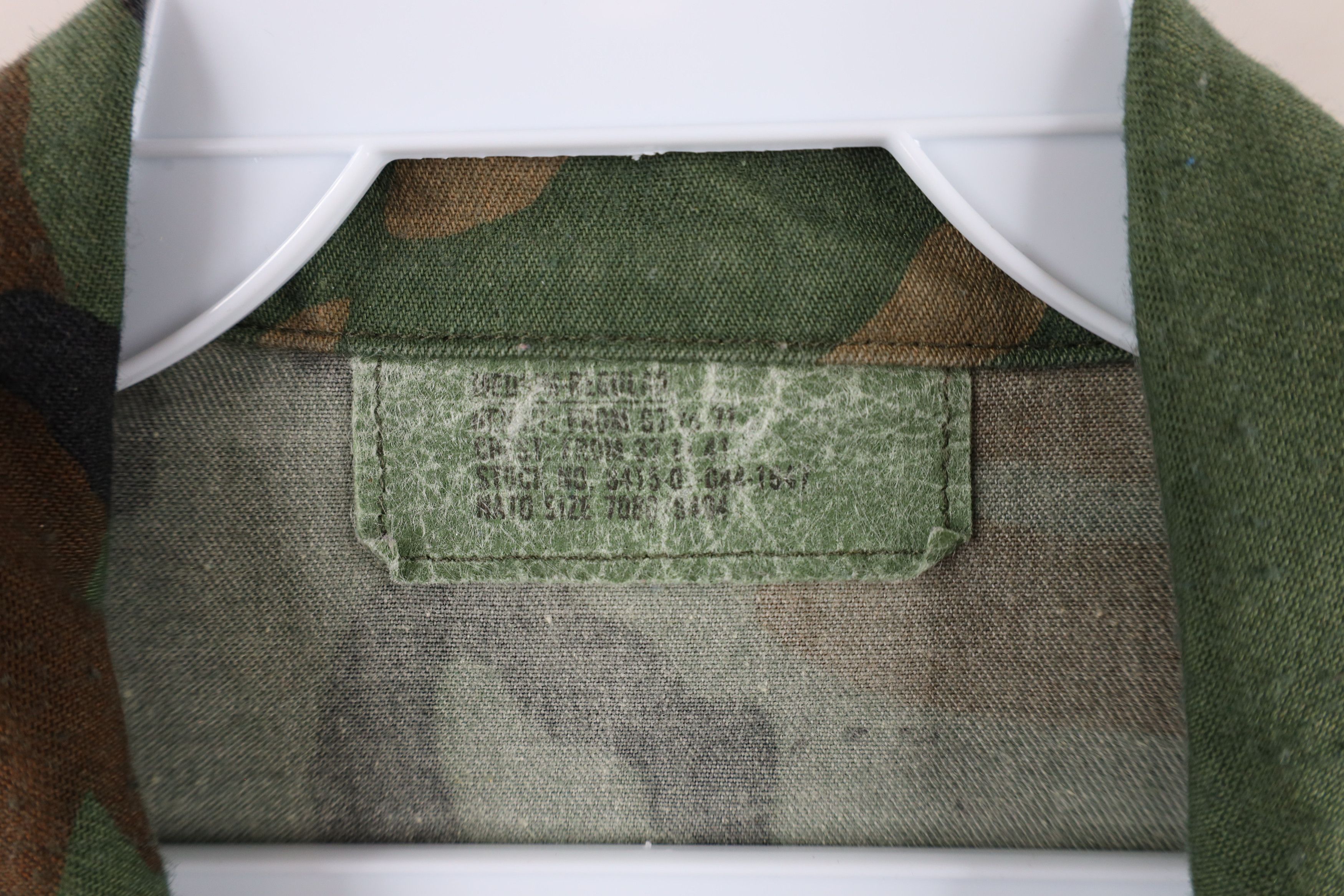 Vintage Vintage 90s Woodland Camouflage Combat Coat Jacket USA Size US M / EU 48-50 / 2 - 8 Thumbnail