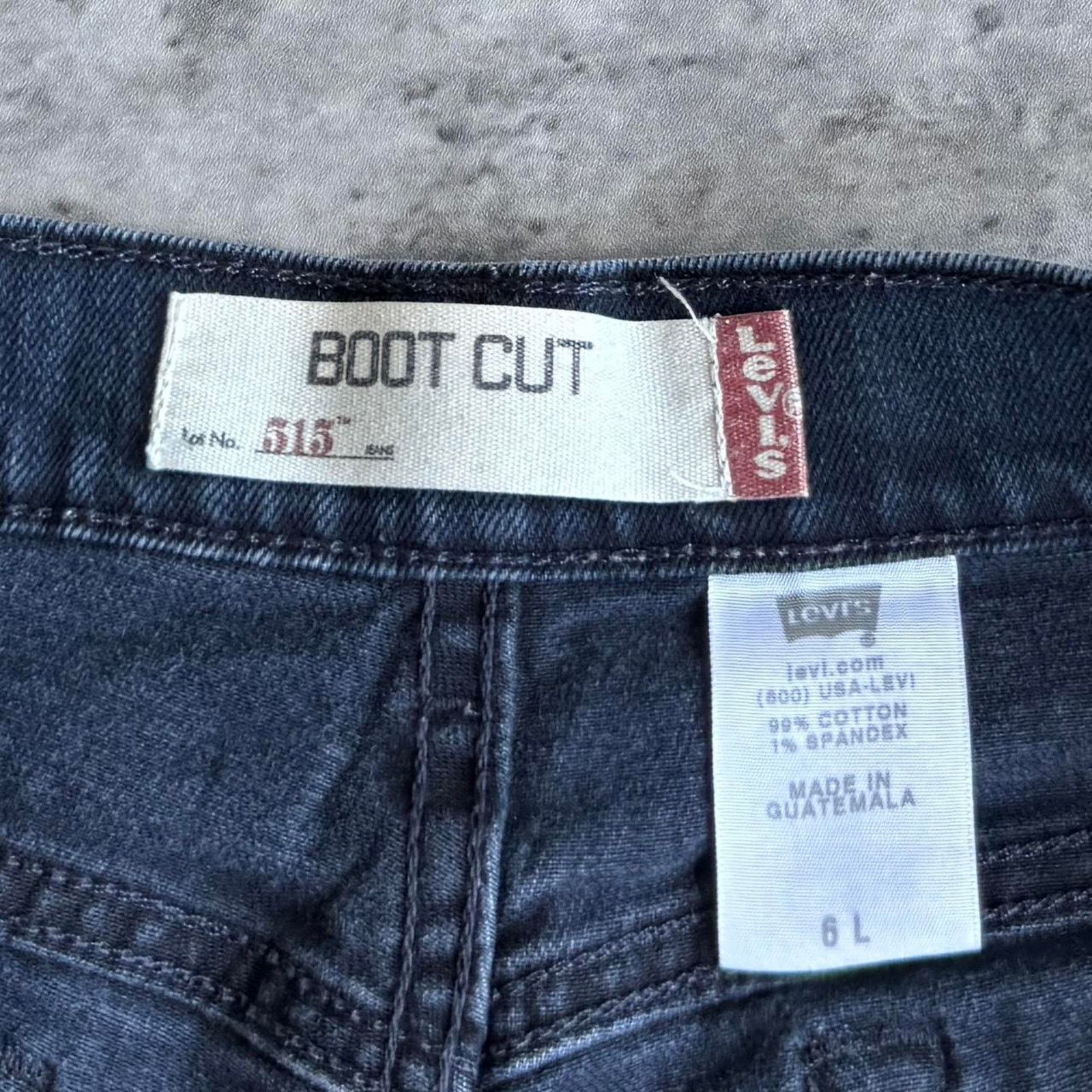 Levi's × Levi's Vintage Clothing × Vintage Vintage Y2K Levi’s 515 Boot Cut Skater Essential Denim Jeans Size 28" / US 6 / IT 42 - 4 Thumbnail