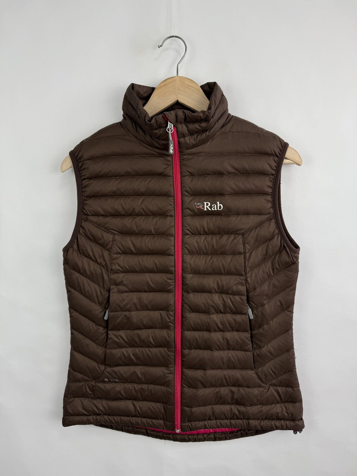 Rab 🇺🇸 Rab Pertex Microlight Puffer Vest Brown Woman Outdoor Y2K Size S / US 4 / IT 40 - 3 Thumbnail