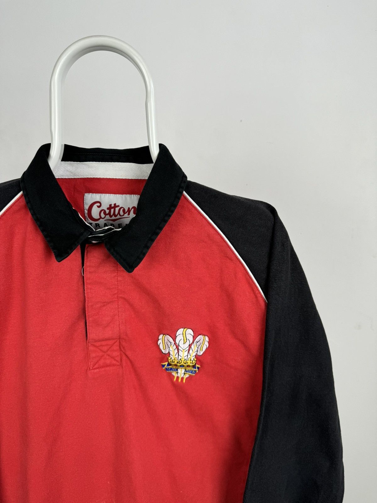 Other Vintage Wales Cotton Traders Rugby Long Sleeve Shirt Size US L / EU 52-54 / 3 - 2 Thumbnail