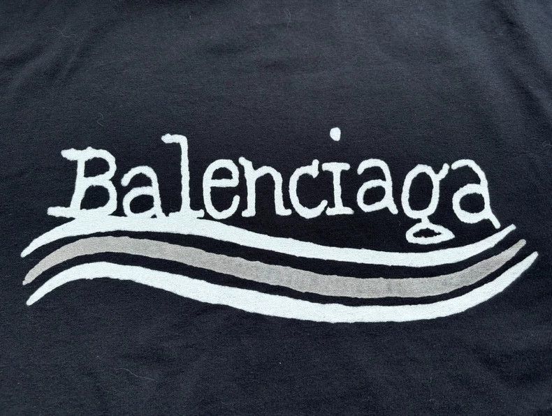 Balenciaga Balenciaga Monogrammed sport crewneck pullover short sleev Size L / US 10 / IT 46 - 3 Thumbnail