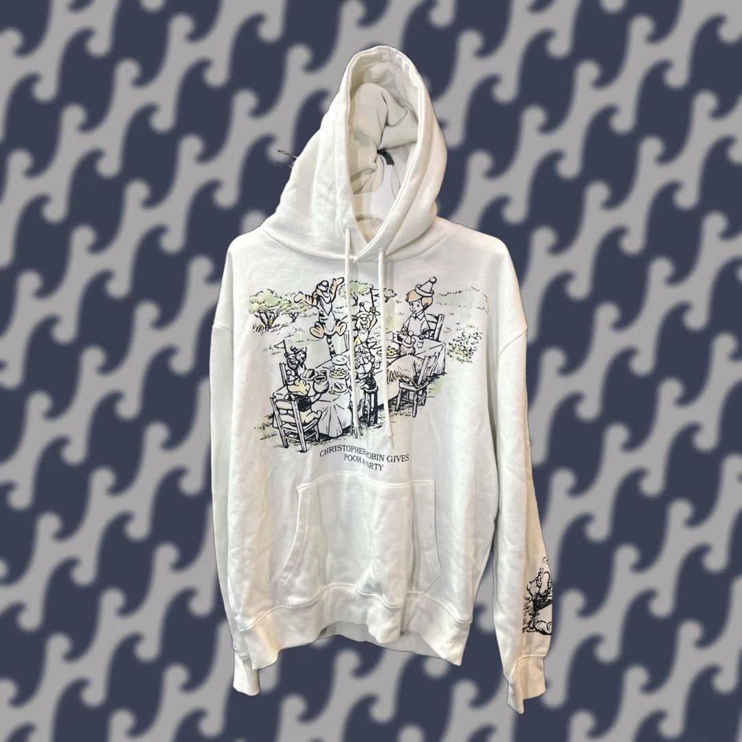 Disney Winnie The Pooh Christopher Robin Party Hoodie Disney Small Long Sleeve Beige Women S Pullover Navy? Size S / US 4 / IT 40 - 1 Thumbnail