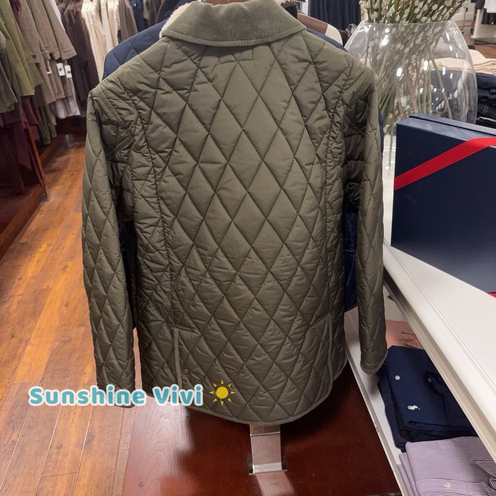 Lauren Ralph Lauren NWT Ralph Lauren Polo Women Quilted Barn Jacket Large Green Size L / US 10 / IT 46 - 2 Thumbnail