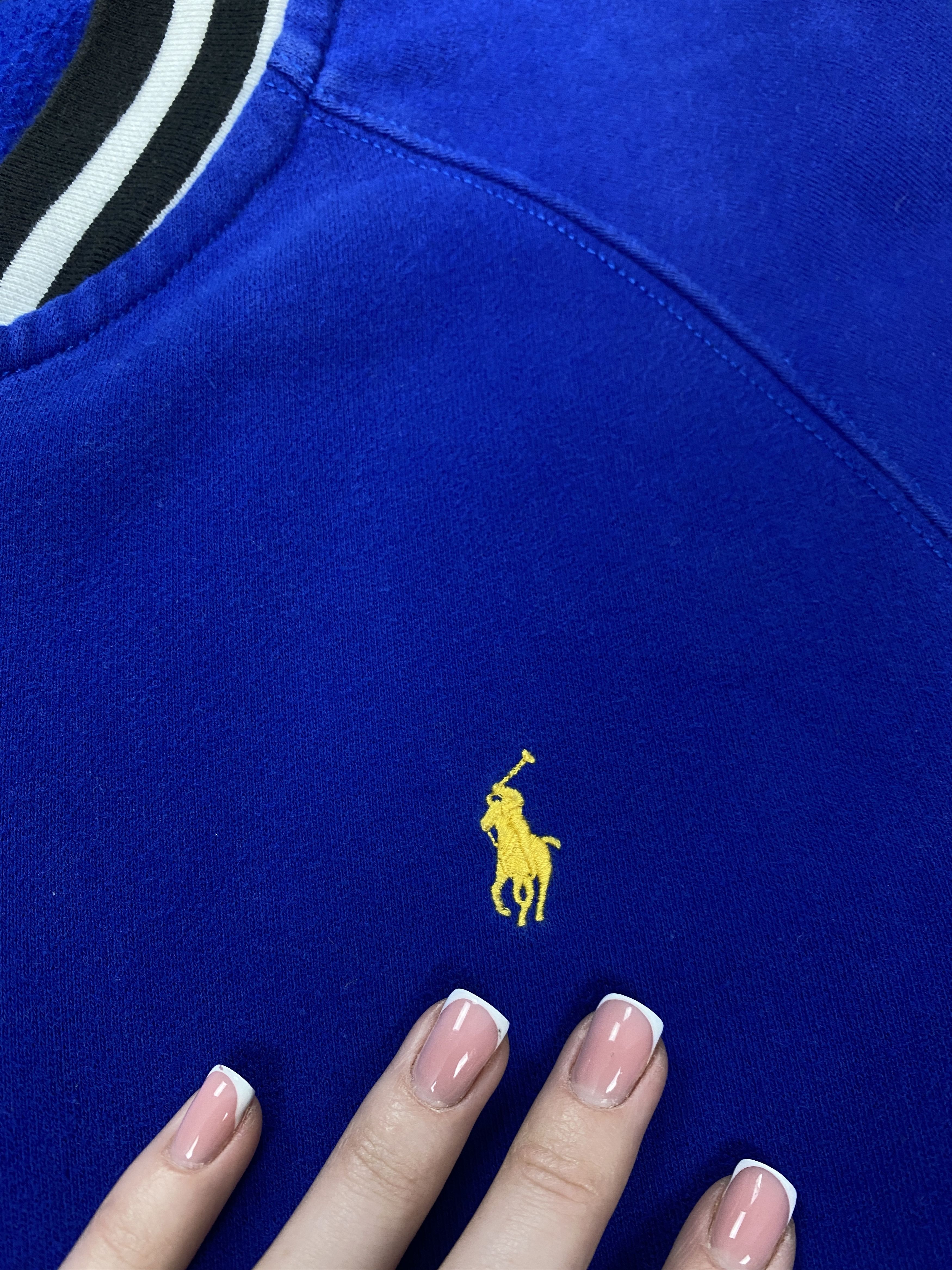 Polo Ralph Lauren × Ralph Lauren Polo Ralph Lauren Vintage Cotton Bomber Jacket Hoodie Size US S / EU 44-46 / 1 - 3 Thumbnail