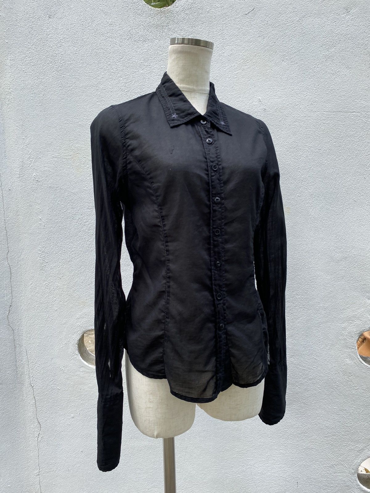 Marithe + Francois Girbaud MARITHE FRANÇOIS GIRBAUD black shirt Size ONE SIZE - 2 Thumbnail