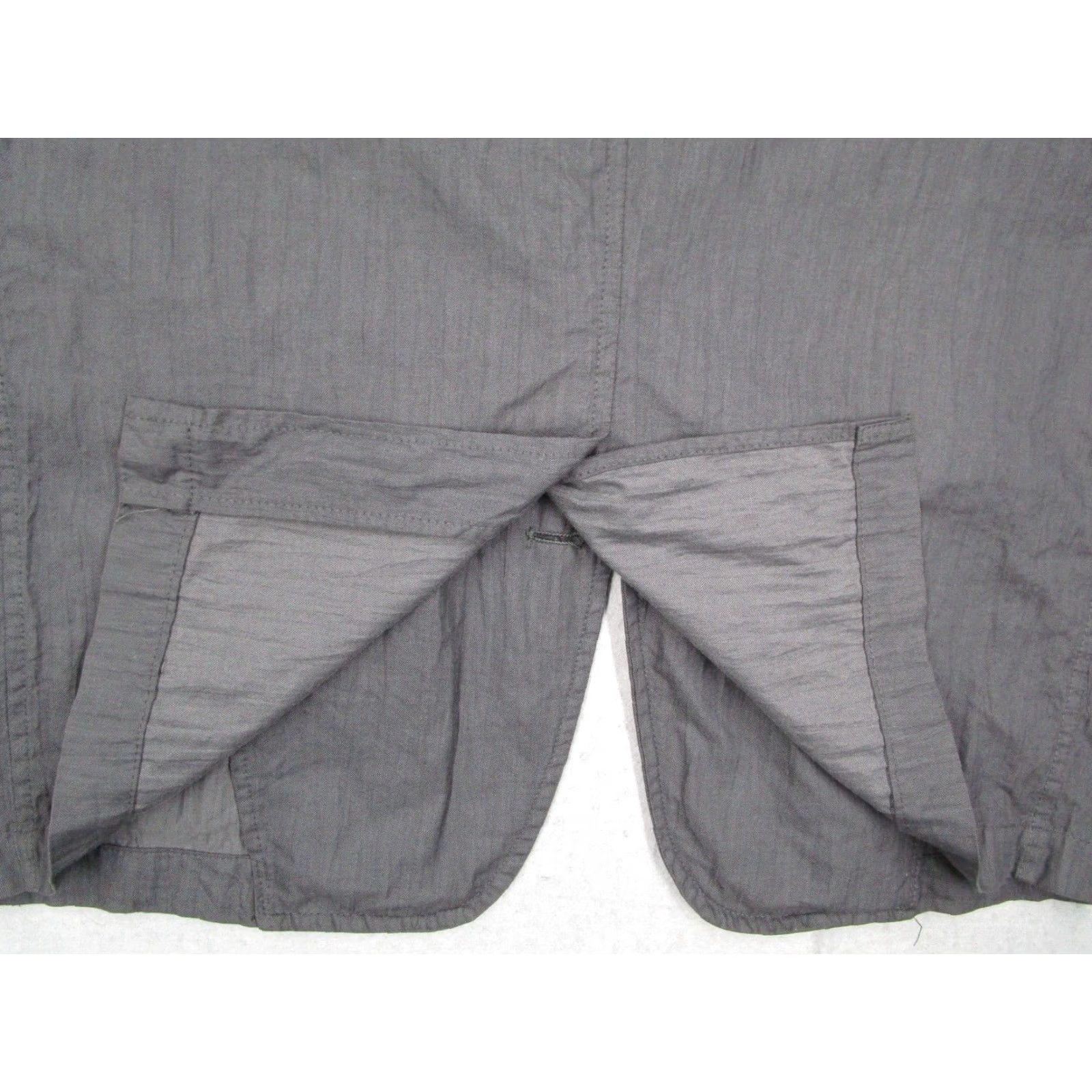 J.Crew VINTAGE Seventy International 2 Button Blazer Men's Medium Gray Cotton Made in Italy Size 40R - 5 Thumbnail