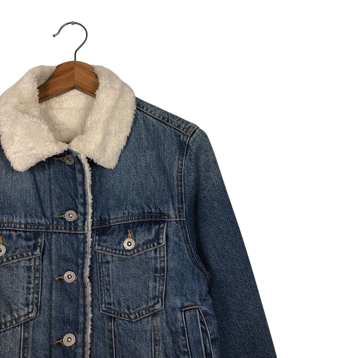 Japanese Brand 📌Vintage Trucker Denim Jacket Blanket GU Japan Issey Miyake Size US S / EU 44-46 / 1 - 7 Thumbnail