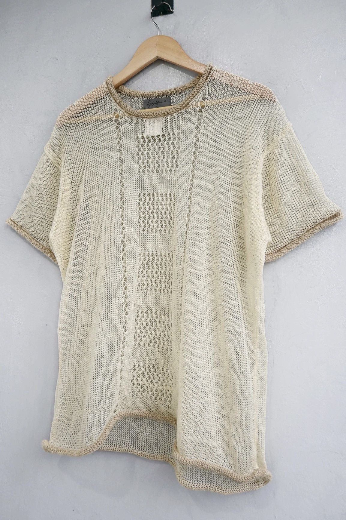 Yohji Yamamoto Yohji Yamamoto Pour Homme SS98 Mesh Top Size US M / EU 48-50 / 2 - 4 Thumbnail