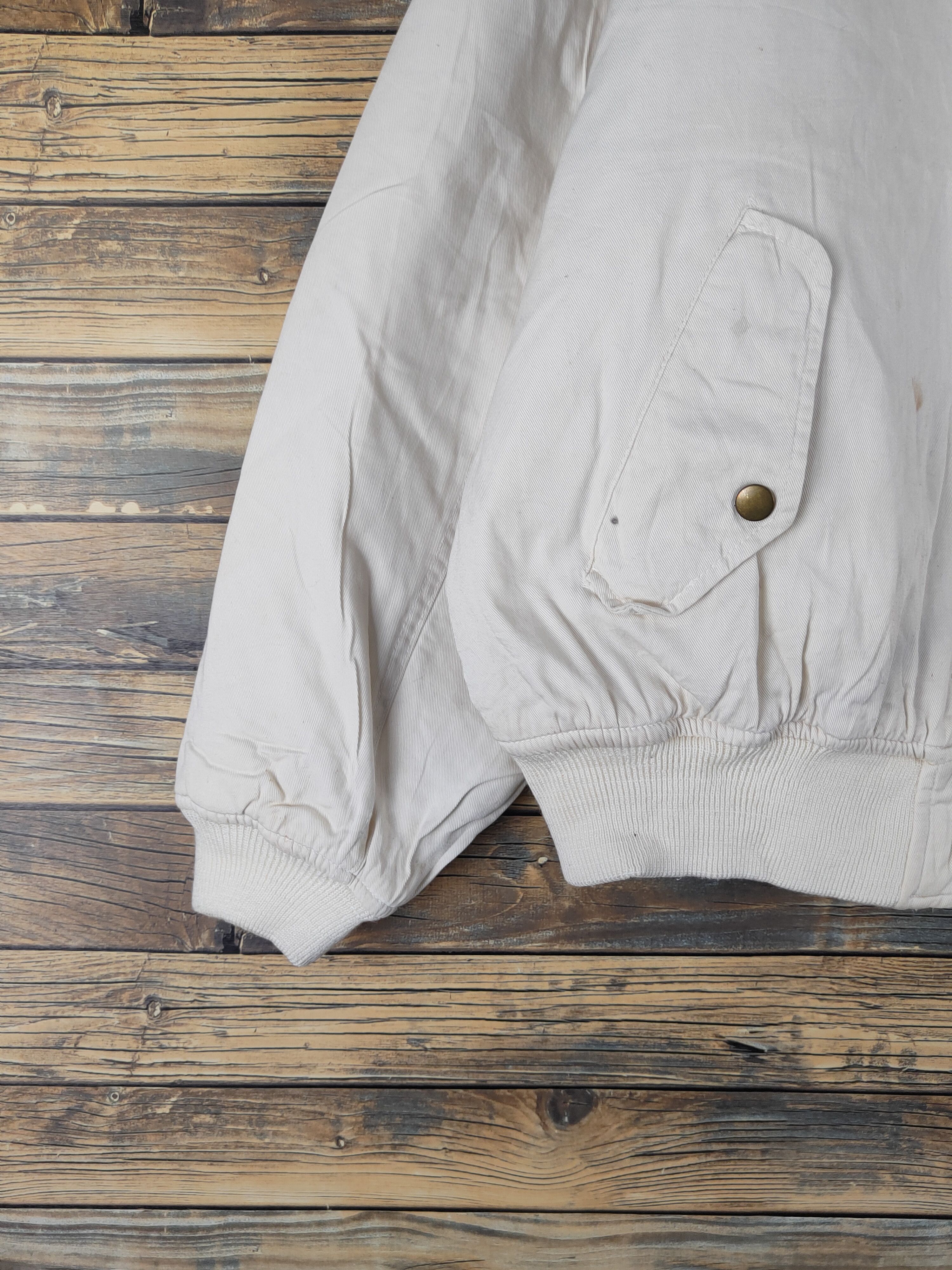 Japanese Brand Big Volunt racing Ivory Jackets vintage #W2051 Size US XL / EU 56 / 4 - 4 Thumbnail