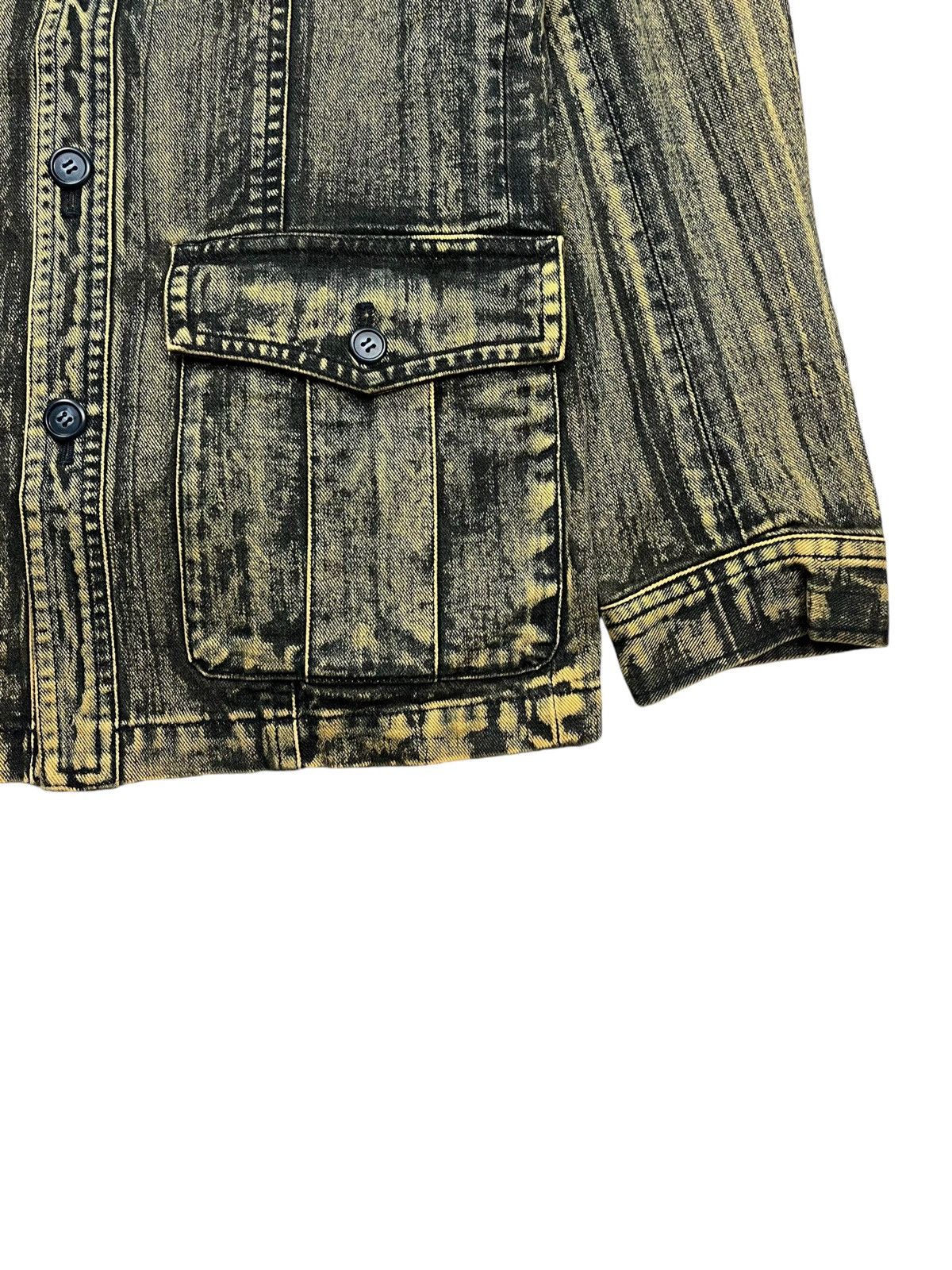 If Six Was Nine 2000s Tornado Mart - Extreme Mud Wash Denim Jacket Size US L / EU 52-54 / 3 - 4 Thumbnail