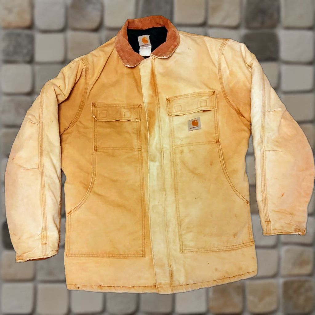 Carhartt VINTAGE Carhartt Chore Jacket Men’s Large XLarge CQ189 Distressed Thrashed Y2K Jacket Morphed for Search Size US L / EU 52-54 / 3 - 1 Thumbnail