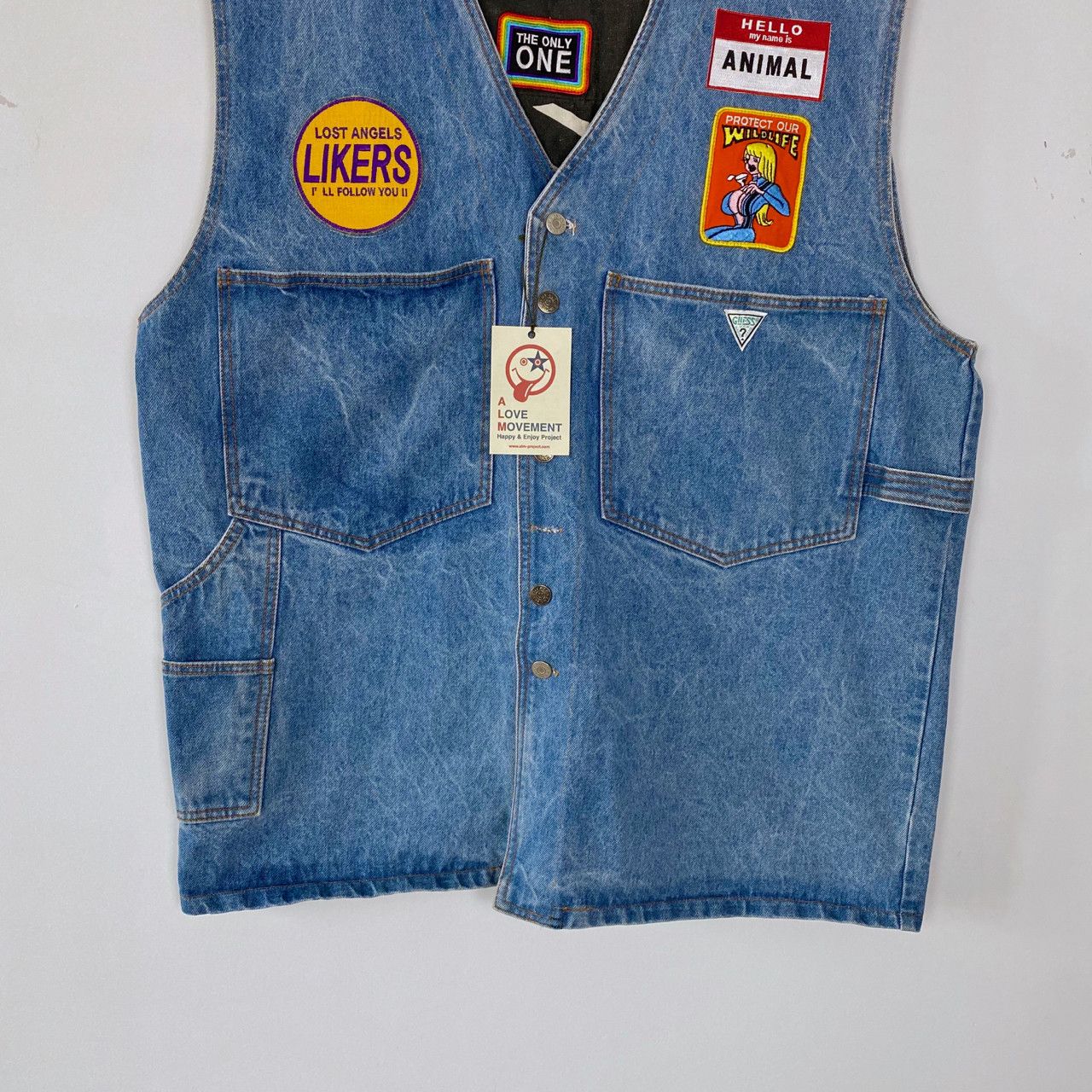 Other A LOVE MOVEMENT DRX ROMANELLI GUESS REVERSIBLE DENIM JACKET Size US XL / EU 56 / 4 - 3 Thumbnail