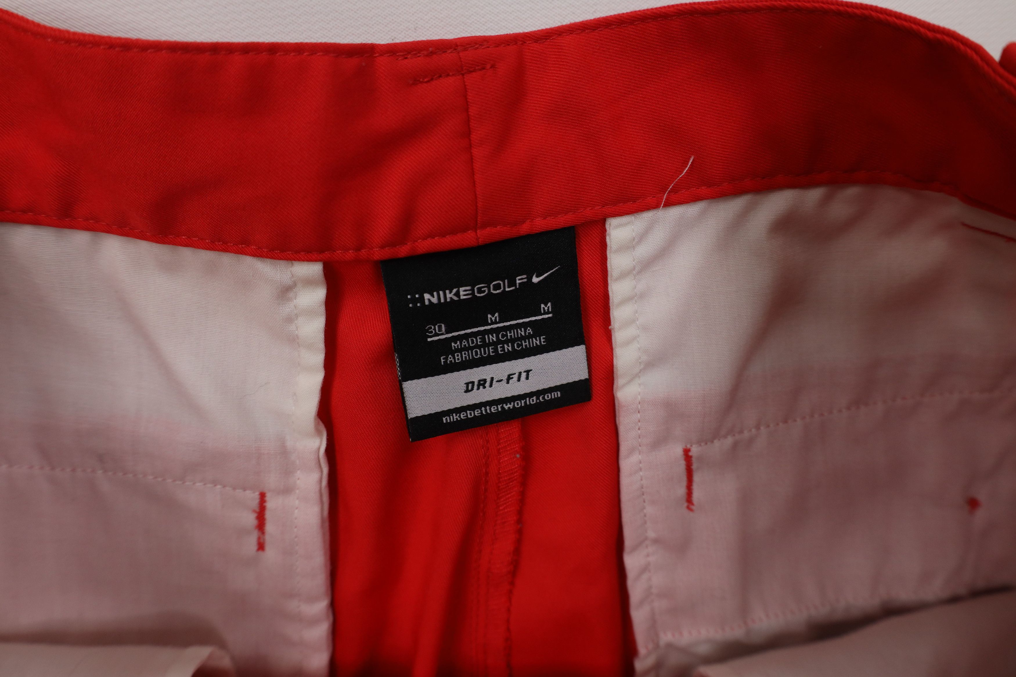 Nike Nike Golf Travis Scott Mini Swoosh Golfing Chino Shorts Red Size US 30 / EU 46 - 8 Thumbnail