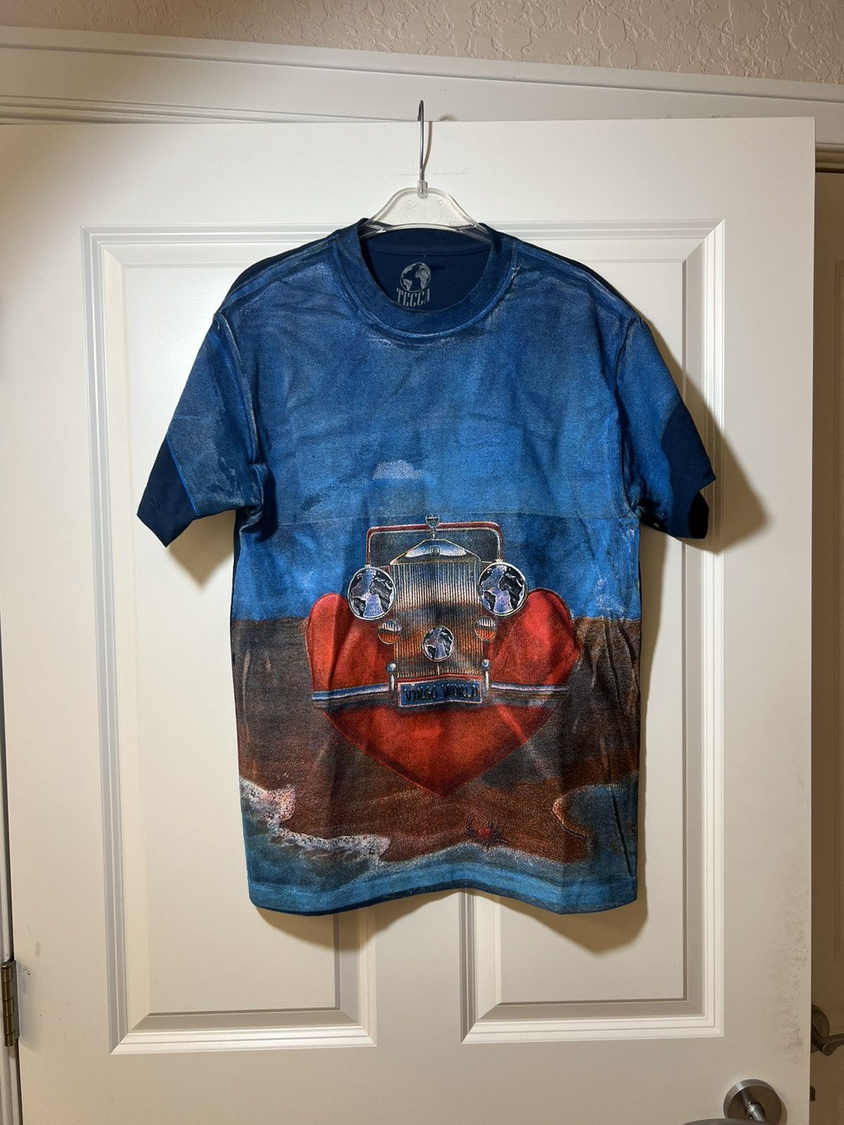 Other Lil Tecca Virgo World Car Medium Blue T-Shirt Size US M / EU 48-50 / 2 - 1 Thumbnail
