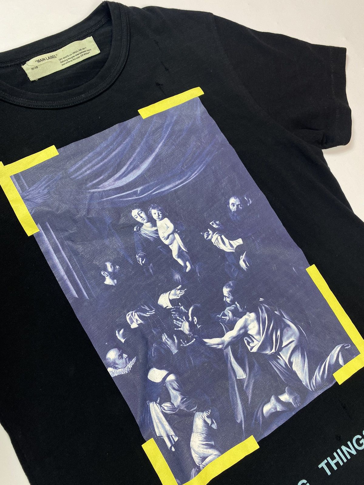 Off-White Off-White Seeing Things Caravaggio Tee S 2013 Virgil Abloh Size US M / EU 48-50 / 2 - 3 Thumbnail