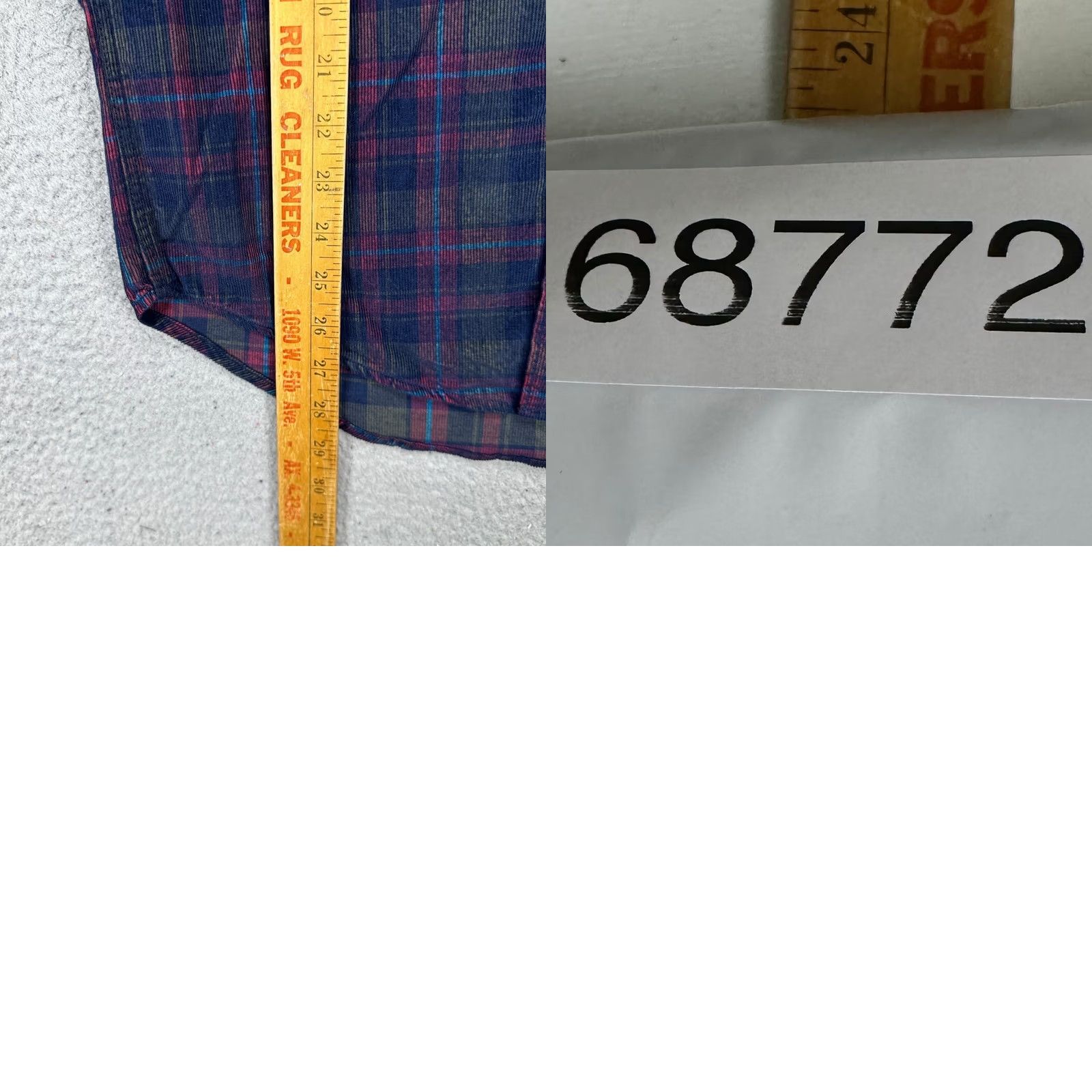 Vintage VINTAGE American Eagle Corduroy Shirt Men XS Blue Red Plaid Classic Button Up Pocket NEW Size US XS / EU 42 / 0 - 8 Thumbnail