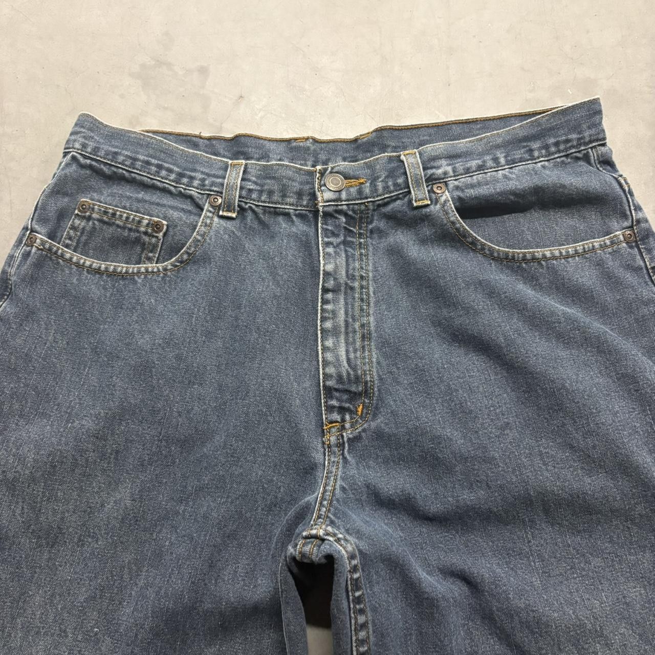 Vintage Crazy Vintage Y2K/2000s Baggy Skater Style Streetwear Dark Wash Denim Jeans! Size US 36 / EU 52 - 4 Thumbnail