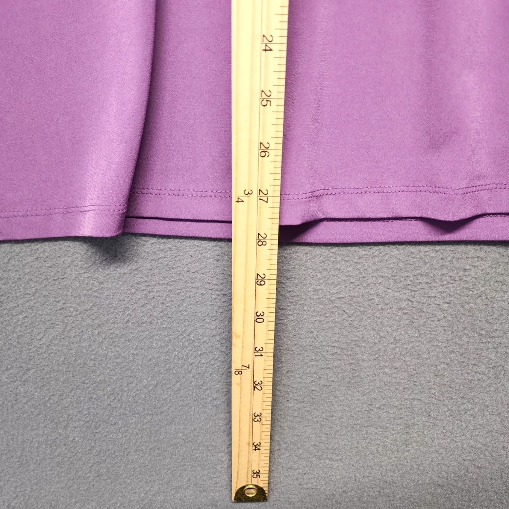 Vintage Susan Graver Top Womens 2X Purple Blouse Slinky Stretch Office Plus Size Pullover Womens 2X Purple Blouse Office Slinky Stretch Susan Graver Size XXL / US 16-18 / IT 52-54 - 5 Thumbnail
