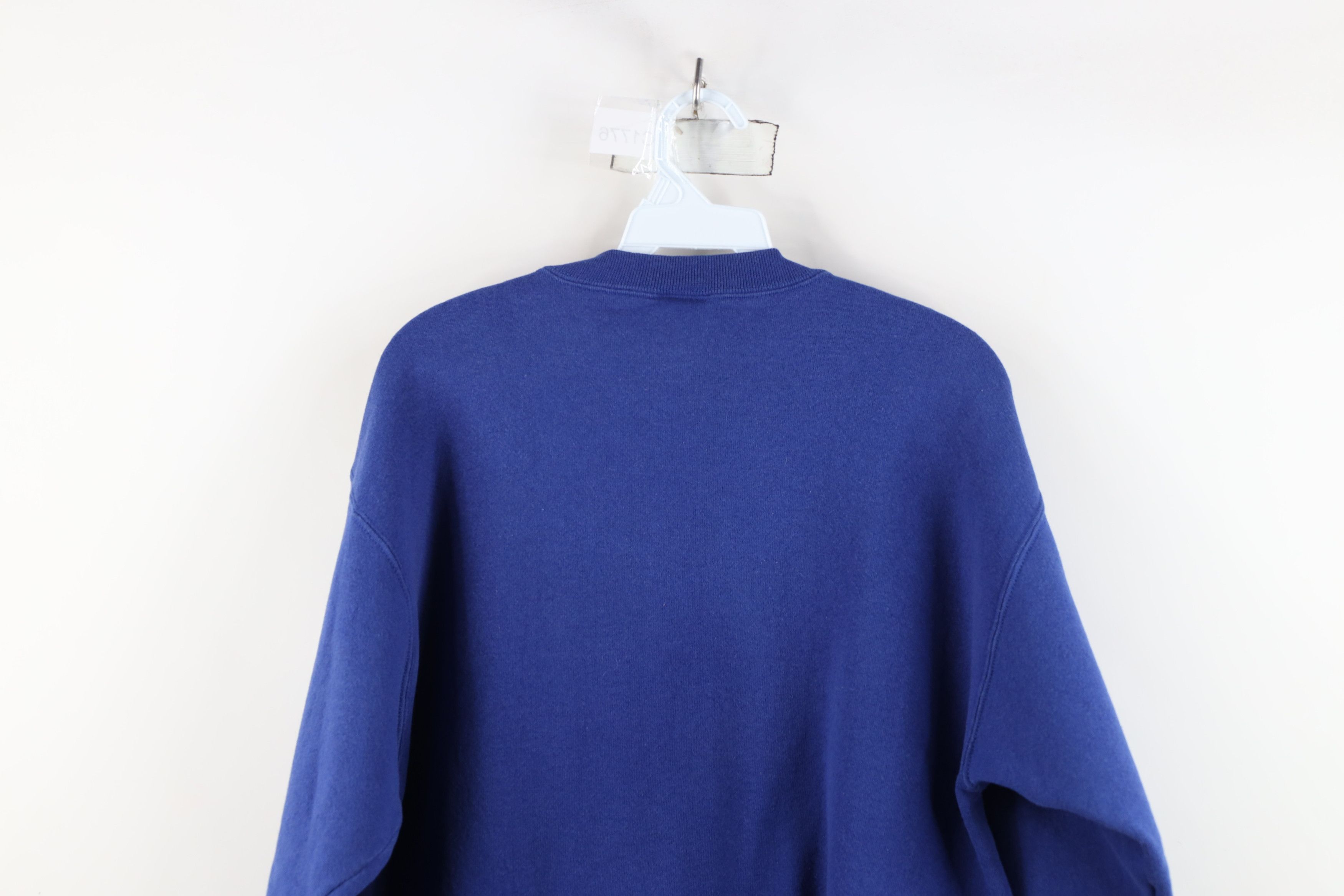 Vintage Vintage 90s Bike Blank Crewneck Sweatshirt Royal Blue USA Size US M / EU 48-50 / 2 - 13 Thumbnail