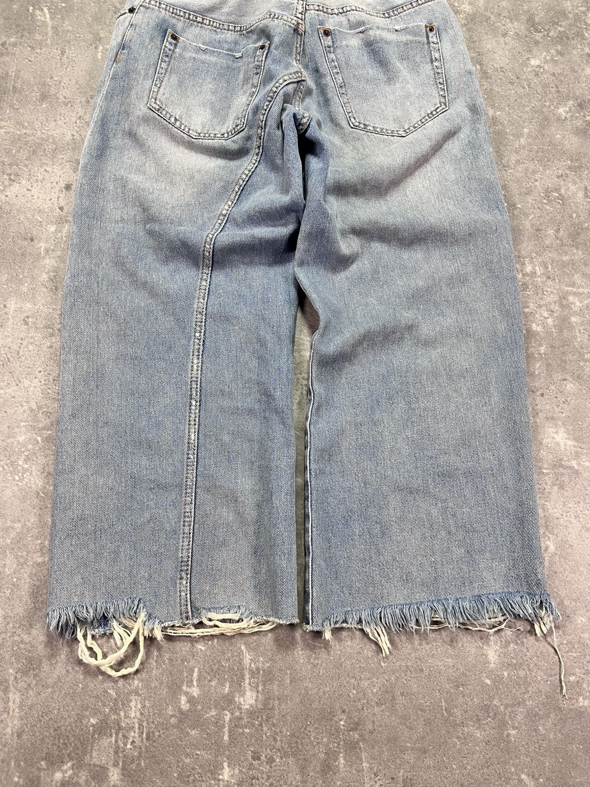 Maison Margiela SS17 MM6 Presentation Folded Cropped Flared Fit Jeans 40 Size 27" / US 4 / IT 40 - 17 Thumbnail