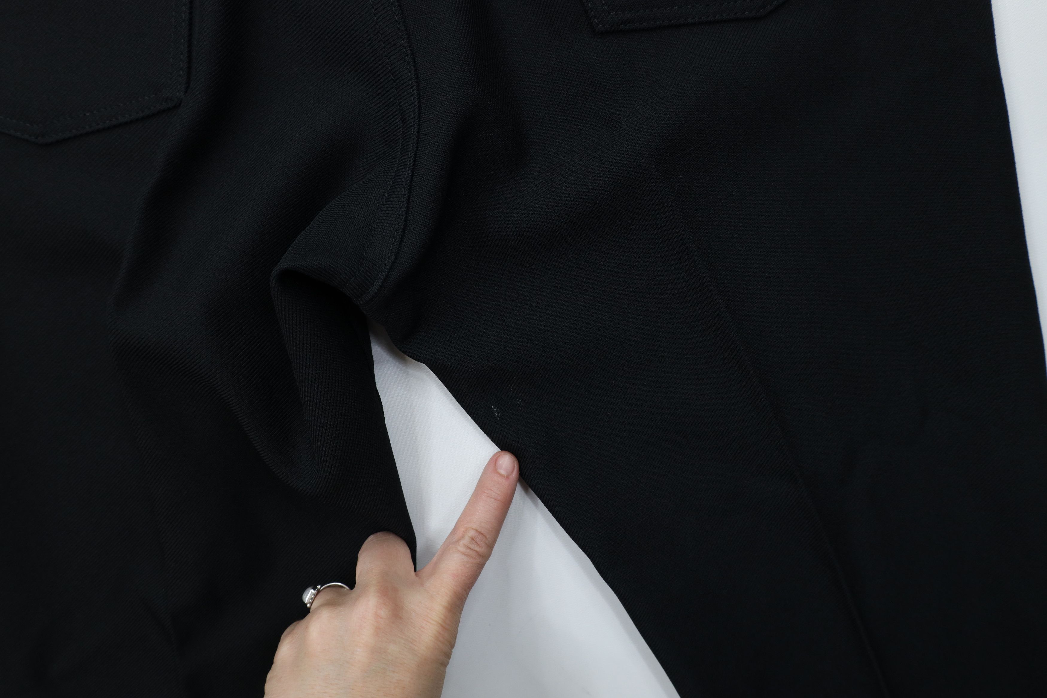 Wrangler Vintage 90s Wrangler Flared Wide Leg Knit Pants Black Size US 33 - 12 Thumbnail