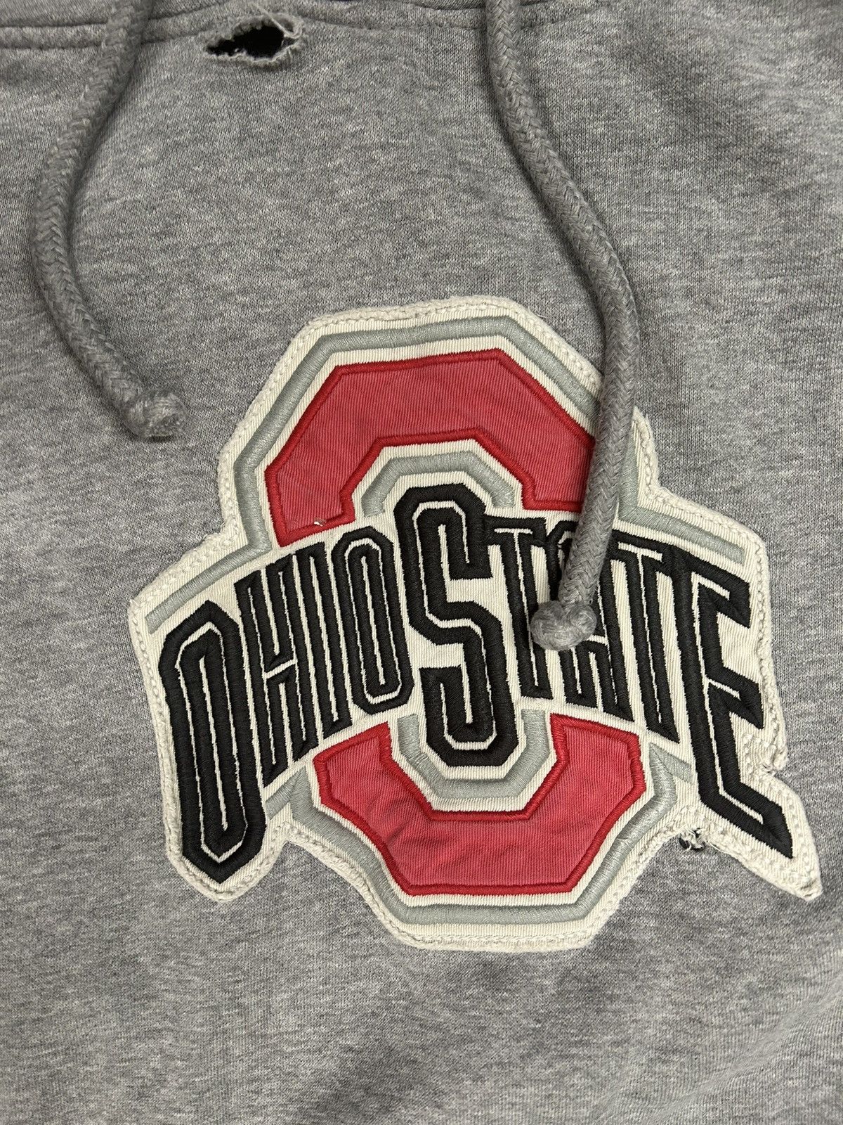 Vintage Crazy Vintage Fade Ohio State University Grey Hoodie Sweater Size US XL / EU 56 / 4 - 2 Thumbnail