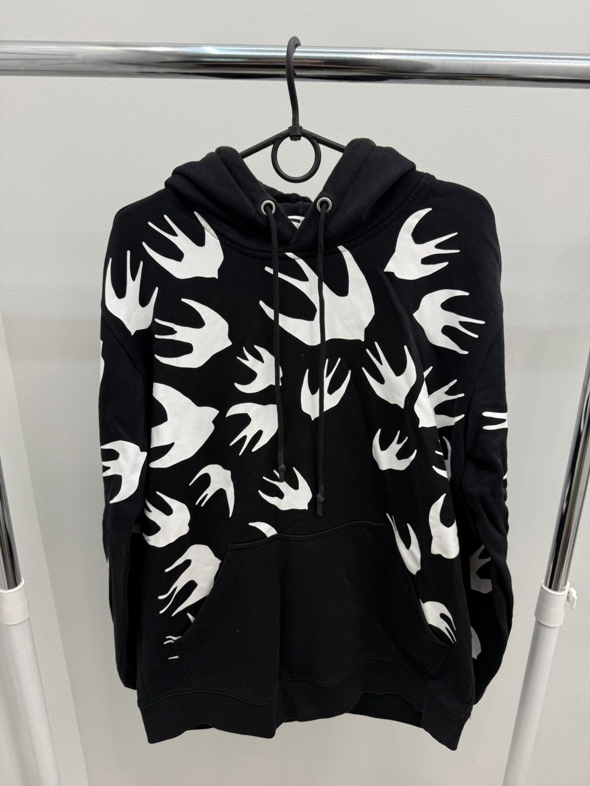 McQ Alexander McQueen McQ by Alexander McQueen Swallow Cotton Hoodie Size US L / EU 52-54 / 3 - 1 Thumbnail
