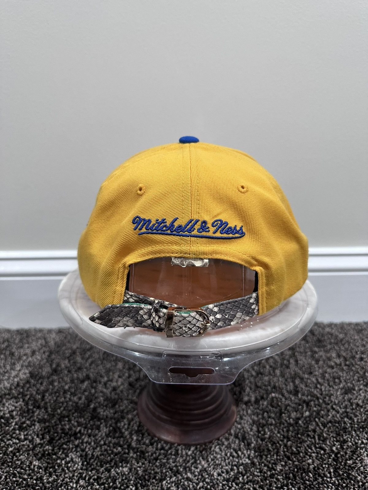 Just Don Just Don x Mitchell & Ness NHL St. Louis Blue Yellow Hat Size ONE SIZE - 3 Thumbnail