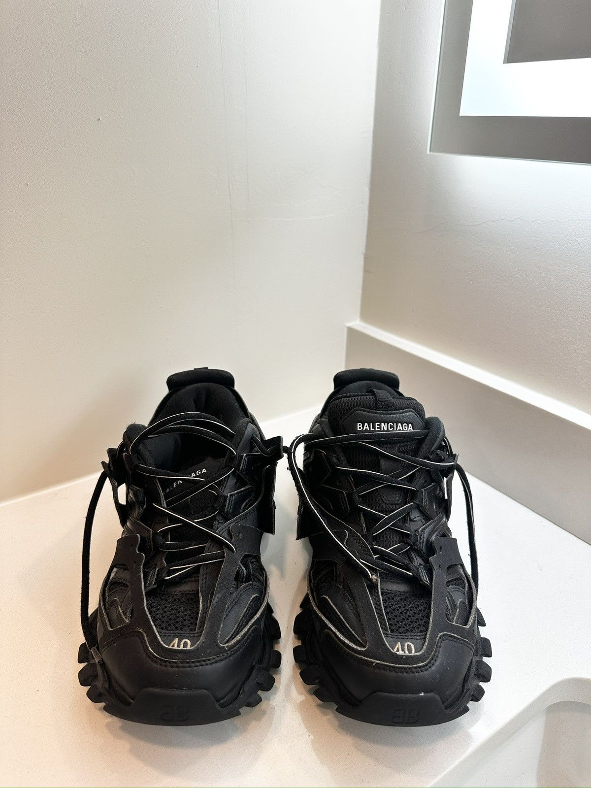 Balenciaga Balenciaga Track Sneaker 'Triple Black' Size US 7 / EU 40 - 1 Thumbnail